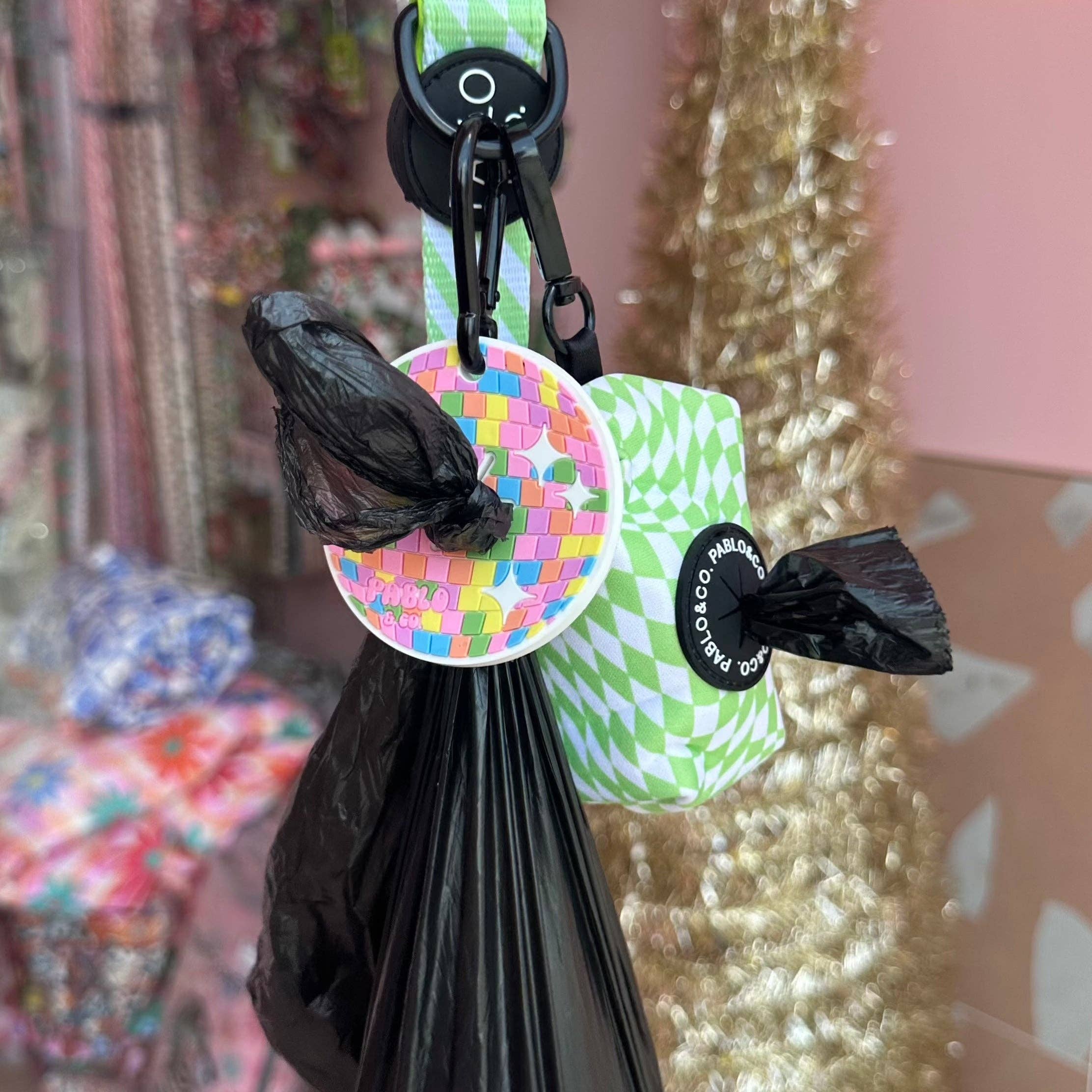 Disco Ball Doo Doo Bag Holder