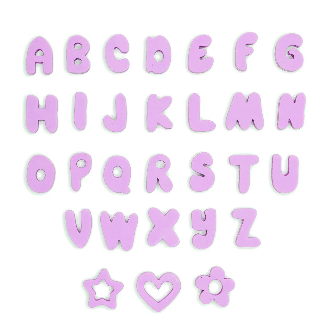 Personalised Collar & Lead Bubble Letter Charms