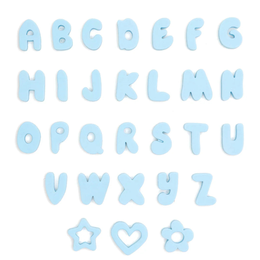 Personalised Collar & Lead Bubble Letter Charms
