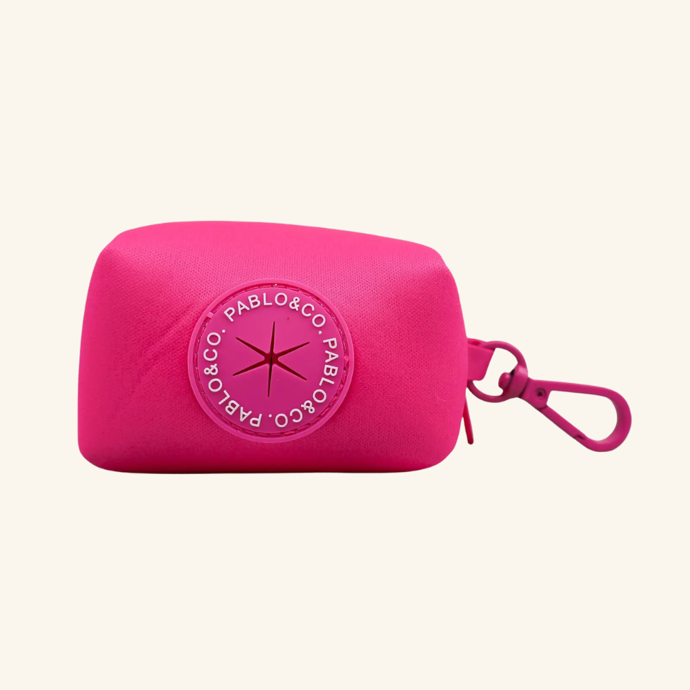 Poop Bag Holder in Dragonfruit