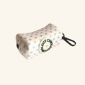 Poop Bag Holder in Blueberry Polka Dot